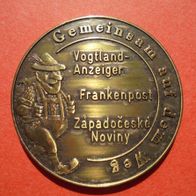 Medaille - Wandermedaille - Wanderabzeichen, Hof-Plauen-As, Sternwanderung 1993