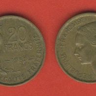 Frankreich 20 Francs 1951