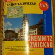 Falk Stadtplan Großraum Chemnitz / Zwickau