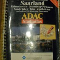 ADAC Stadtplan Großraum Saarland - Luxemburg