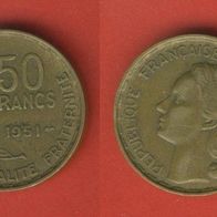 Frankreich 50 Francs 1951
