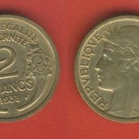 Frankreich 2 Francs 1938