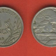 Frankreich 100 Francs 1955
