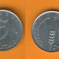 Frankreich 5 Centimes 1963