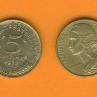 Frankreich 5 Centimes 1972