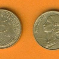Frankreich 5 Centimes 1974