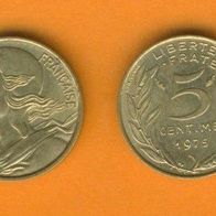 Frankreich 5 Centimes 1975
