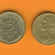 Frankreich 5 Centimes 1976