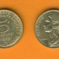 Frankreich 5 Centimes 1979