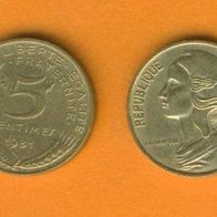 Frankreich 5 Centimes 1981