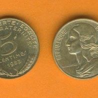 Frankreich 5 Centimes 1983