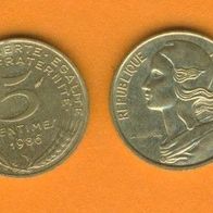 Frankreich 5 Centimes 1986