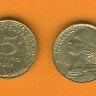 Frankreich 5 Centimes 1993