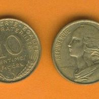 Frankreich 10 Centimes 1968