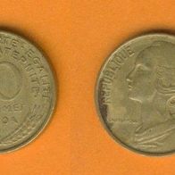 Frankreich 10 Centimes 1970