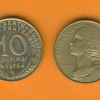 Frankreich 10 Centimes 1975