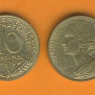 Frankreich 10 Centimes 1979