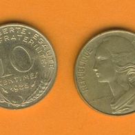 Frankreich 10 Centimes 1985