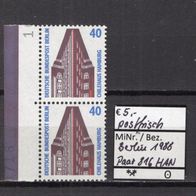 Berlin 1988 Freimarken: Sehenswürdigkeiten (IV) Paar MiNr. 816 postfrisch HAN
