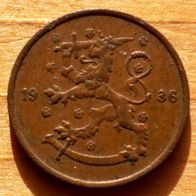 5 Penniä 1936 Finnland