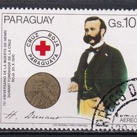 Paraguay, 1985, Mi. 3897, Rotes Kreuz, Dunant, 1 Briefm., gest.