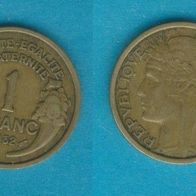 Frankreich 1 Franc 1932