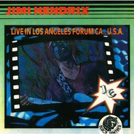 Jimi Hendrix - Live In Los Angeles Forum CA., USA 1969 LP Romania Black Panther label