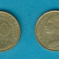 Frankreich 10 Centimes 1992