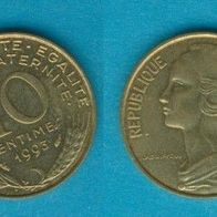 Frankreich 10 Centimes 1993