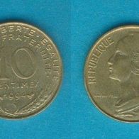 Frankreich 10 Centimes 1994