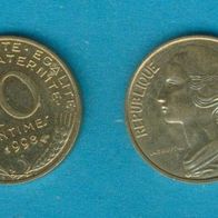 Frankreich 10 Centimes 1998