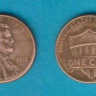 USA 1 Cent 2016