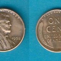 USA 1 Cent 1958