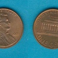 USA 1 Cent 2001