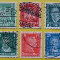 10 Stk.- Deutsches Reich - 1924 / 1926 - Lot aus MiNr. 355 bis 395 - anschauen !