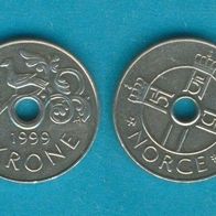 Norwegen 1 Krone 1999