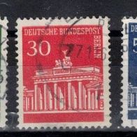 Berlin 25 Freimarken Brandenburger Tor gest. Mi 286 - 290