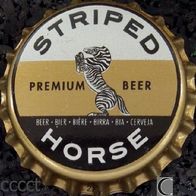 Striped Horse Premium Beer Bier Brauerei Kronkorken gold Süd-Afrika neu in unbenutzt