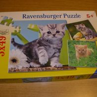 Ravensburger Puzzle Katzenabenteuer 3 x 49-teilig
