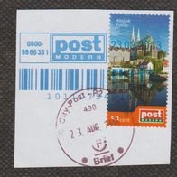 Privatpost postModern, 50 ct., gestempelt, gelaufen auf Papier, Altstadt Görlitz