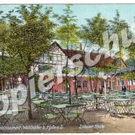 Ansichtskarte Etablissement Waldkater bei Halle a. d. S. Dölauer Heide 1907
