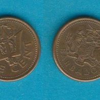 Barbados 1 Cent 1996