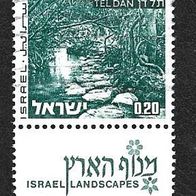 Israel Freimarke " Landschaften " Michelnr. 598 o mit Rand Unten