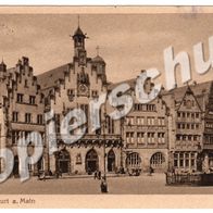 Ansichtskarte Frankfurt a. Main - Römer 1919