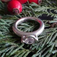 Damen Designer Ring Silber 925, Größe ca 18,5