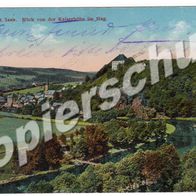 Ansichtskarte Hirschberg a. d. Saale - Blick von der Kaiserhöhe im Hag
