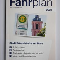 Fahrplanheft 15F des RMV (Rhein-Main-Verkehrsverbund), gültig ab 11.12.2022