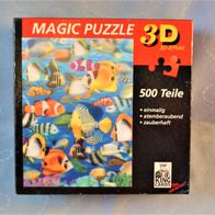 3 D Magic Puzzle Sea Live Fische 500 Teile ca 48 x 36 cm