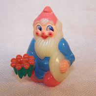 Russische / UdSSR Kunststoff-Figur / Kerzenhalter - " Ded Moroz "