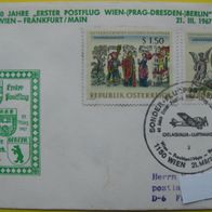 40 Jahre "Erster Postflug Wien- (Prag, Dresden-) Berlin"- 1967 - Austria - Österreich